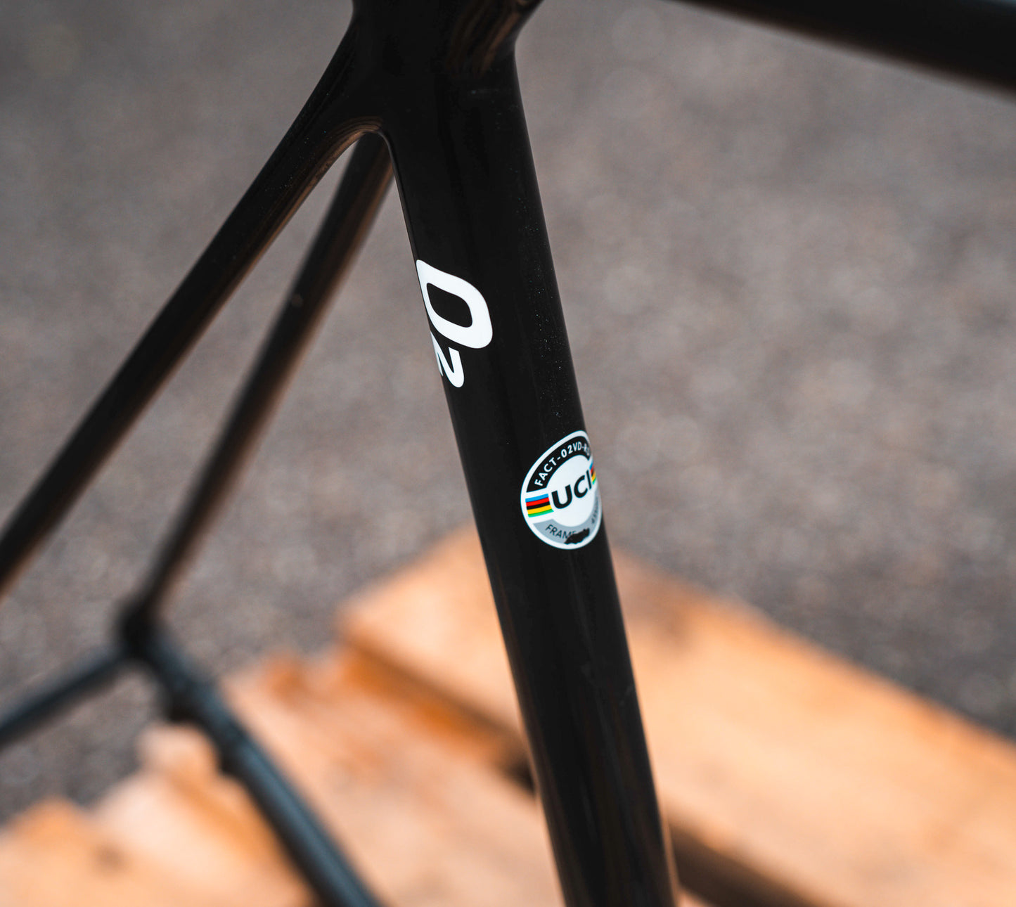 Factor O2 Disc carbon racefiets frameset in maat 58