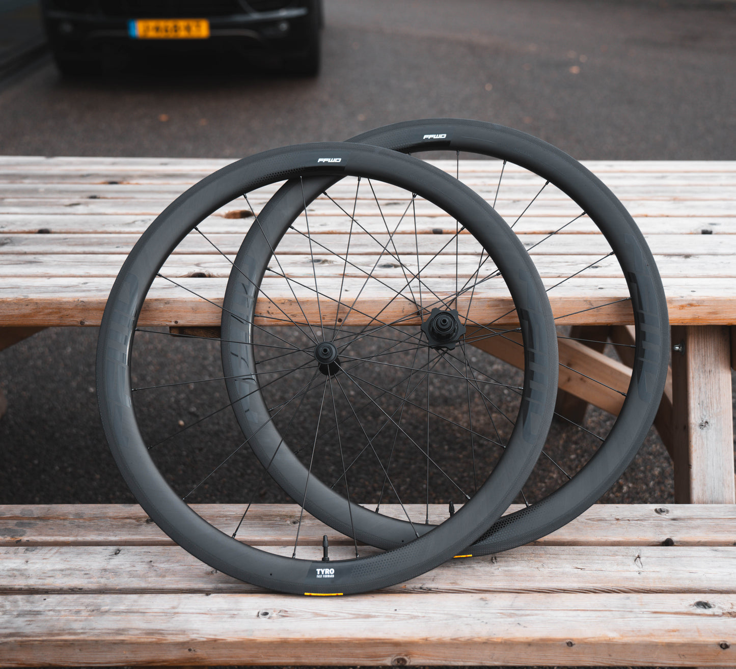 Fast Forward FFWD Tyro velgrem carbon wielen wielset tubeless