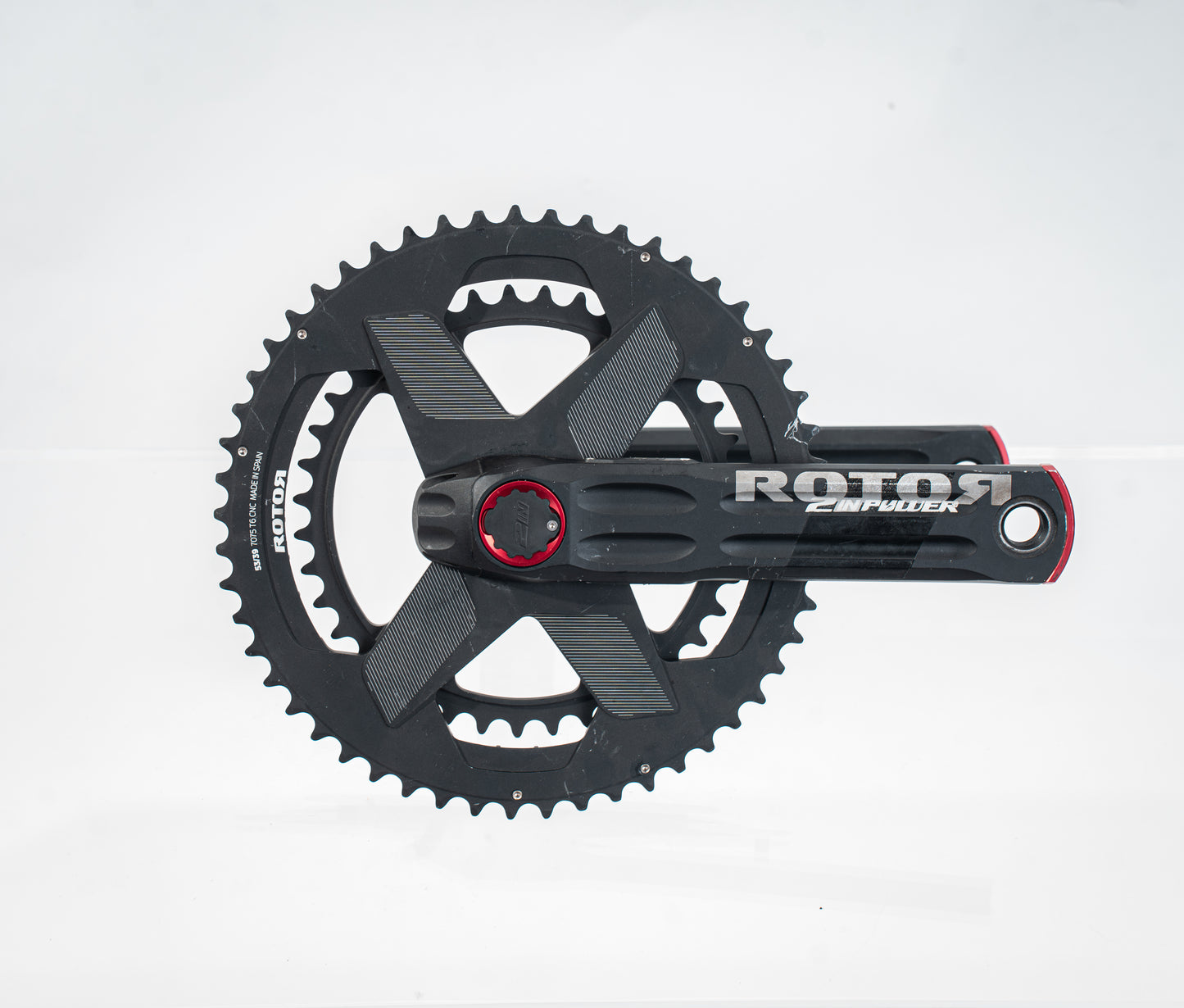 ROTOR 2inpower crankset met vermogensmeter powermeter dubbel