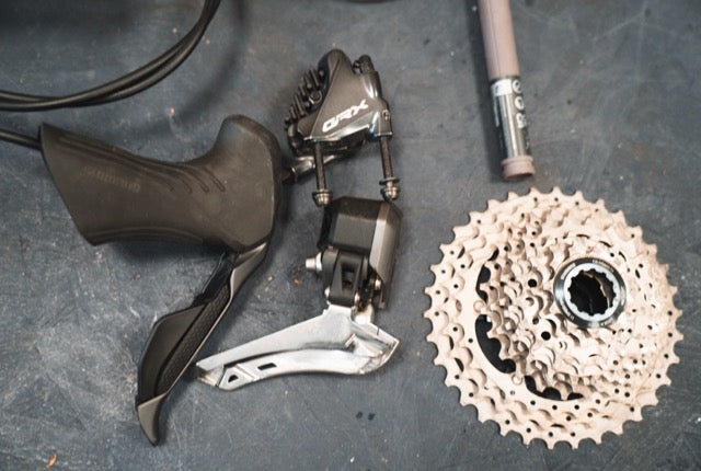 Shimano GRX 815 Di2 Groepset Compleet Goede Staat