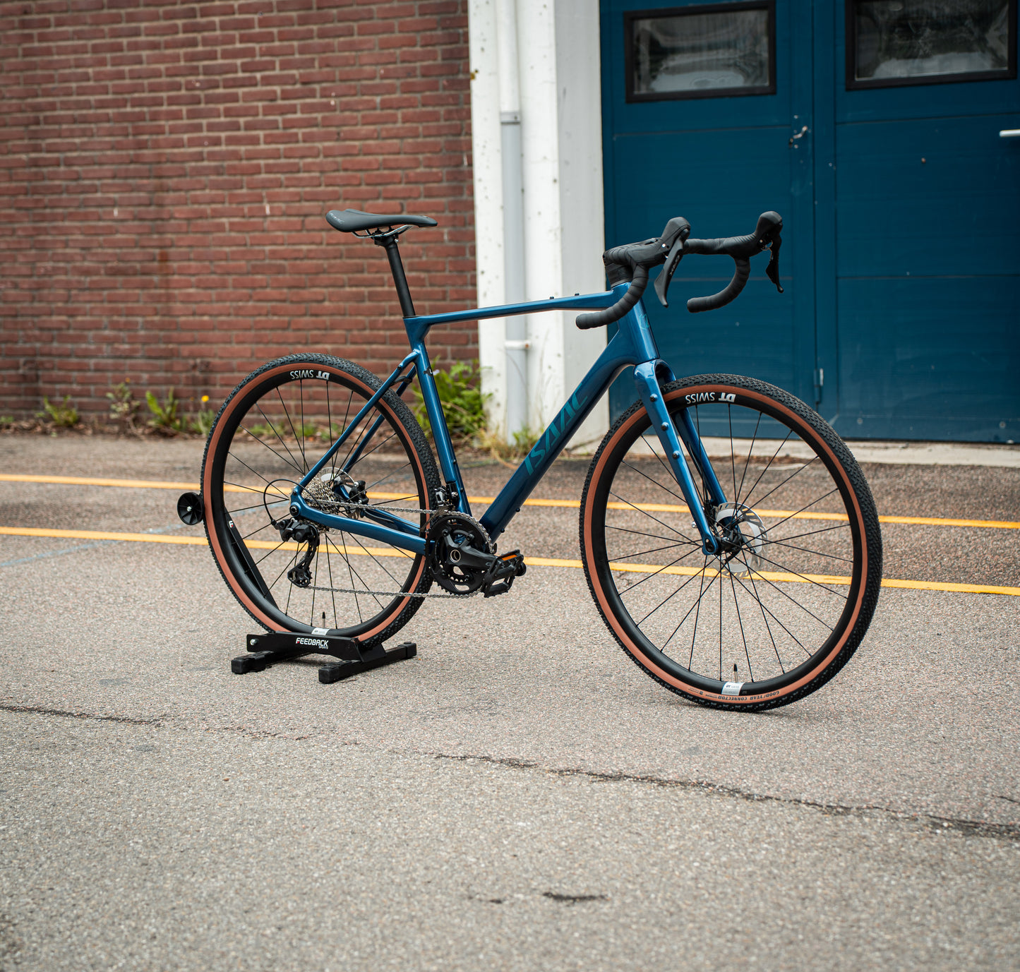 Isaac Kaon Blauw GRX 12 sp NIEUW Carbon Gravelbike