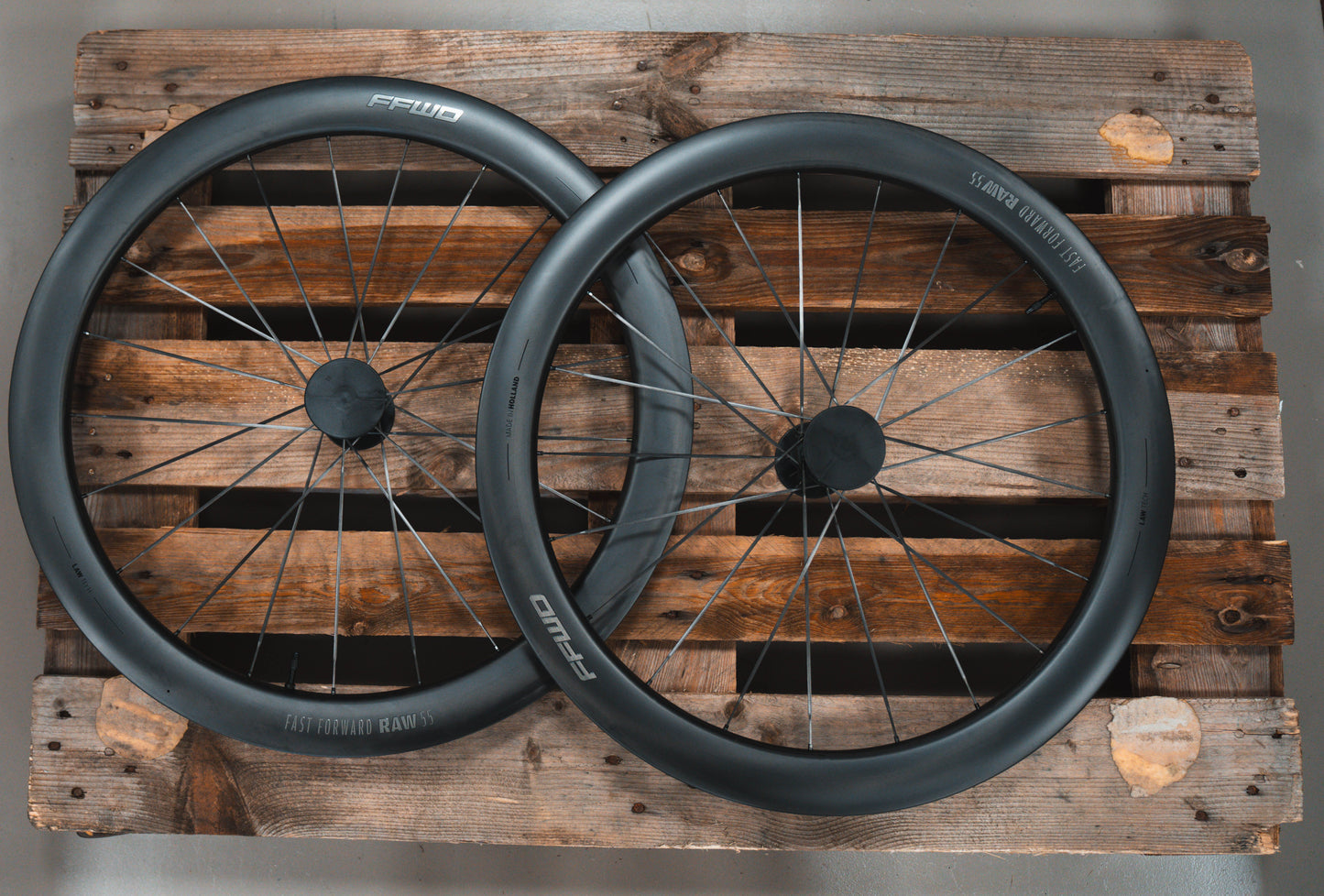 FFWD RAW 55 NIEUW Carbon wielset Met ceramic Speed Lagers