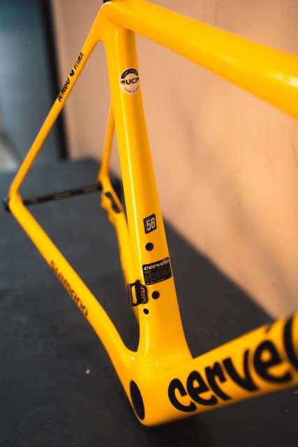 Cervélo R5 Frameset Maat 56 Tour de France Geel Jumbo-Visma