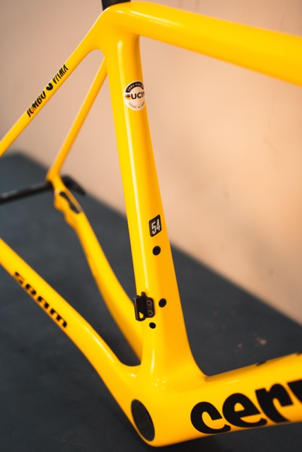 Cervélo R5 Frameset Maat 54 Tour de France Geel Jumbo-Visma