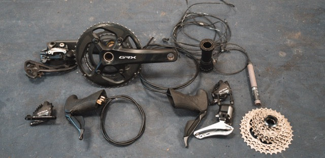 Shimano GRX 815 Di2 Groepset Compleet Goede Staat