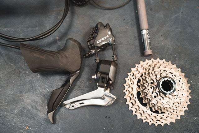 Shimano GRX 815 Di2 Groepset Compleet Goede Staat
