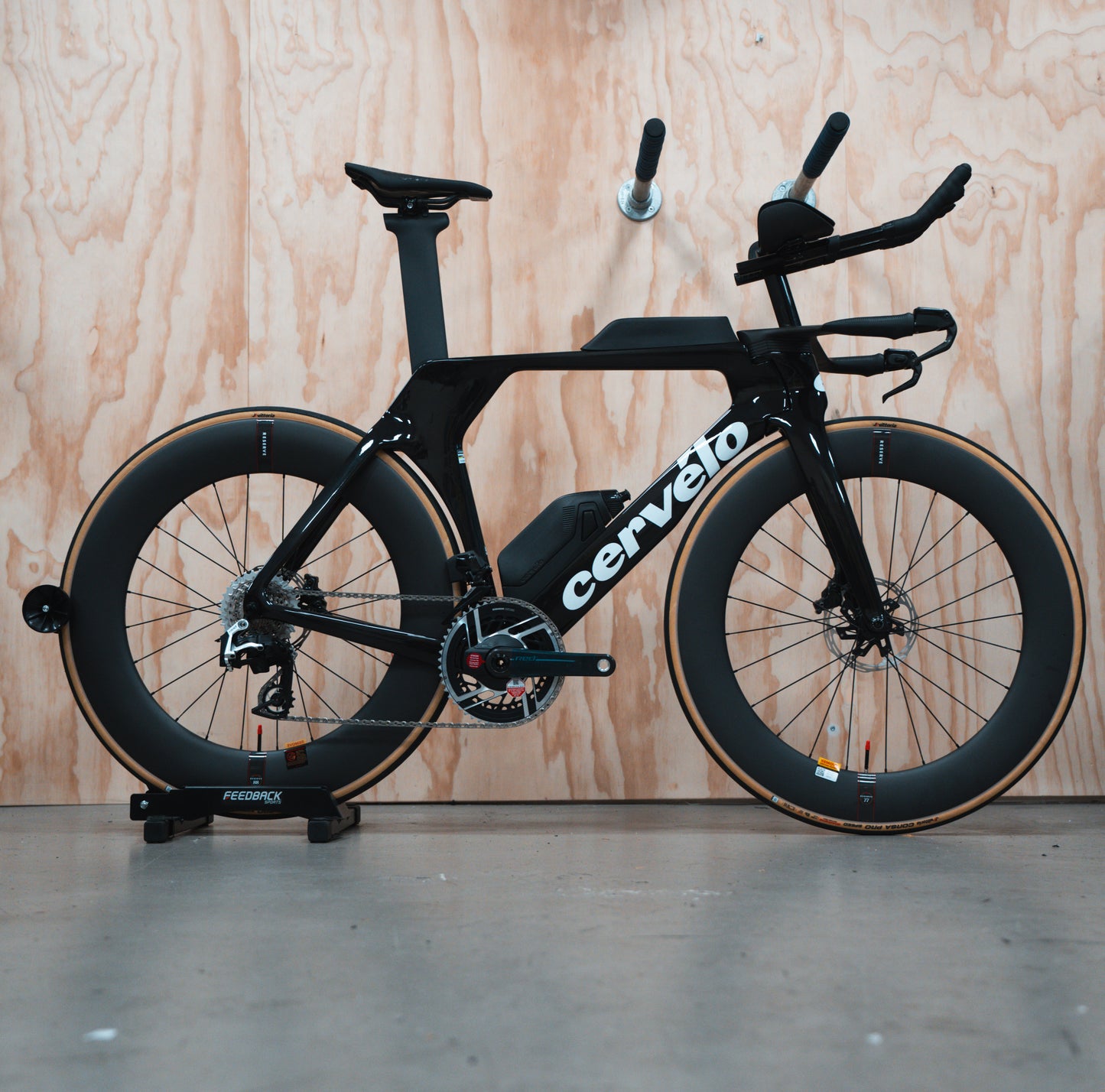 Cervelo P5 SRAM Red AXS Reserve Meerdere Maten Carbon Triathlon fiets Tijdritfiets