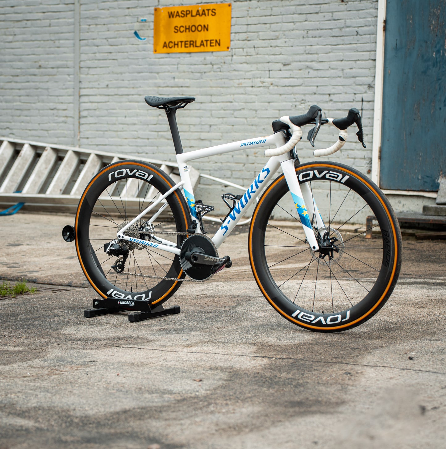 S-Works Tarmac SL8 SRAM Red AXS  52 Europees Kampioen Fiets Ex Pro Carbon Racefiets