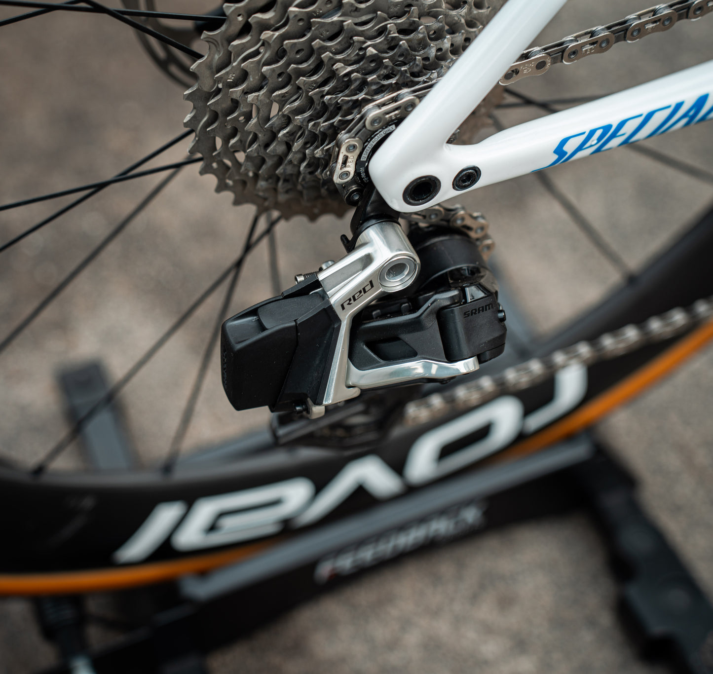 S-Works Tarmac SL8 SRAM Red AXS  52 Europees Kampioen Fiets Ex Pro Carbon Racefiets