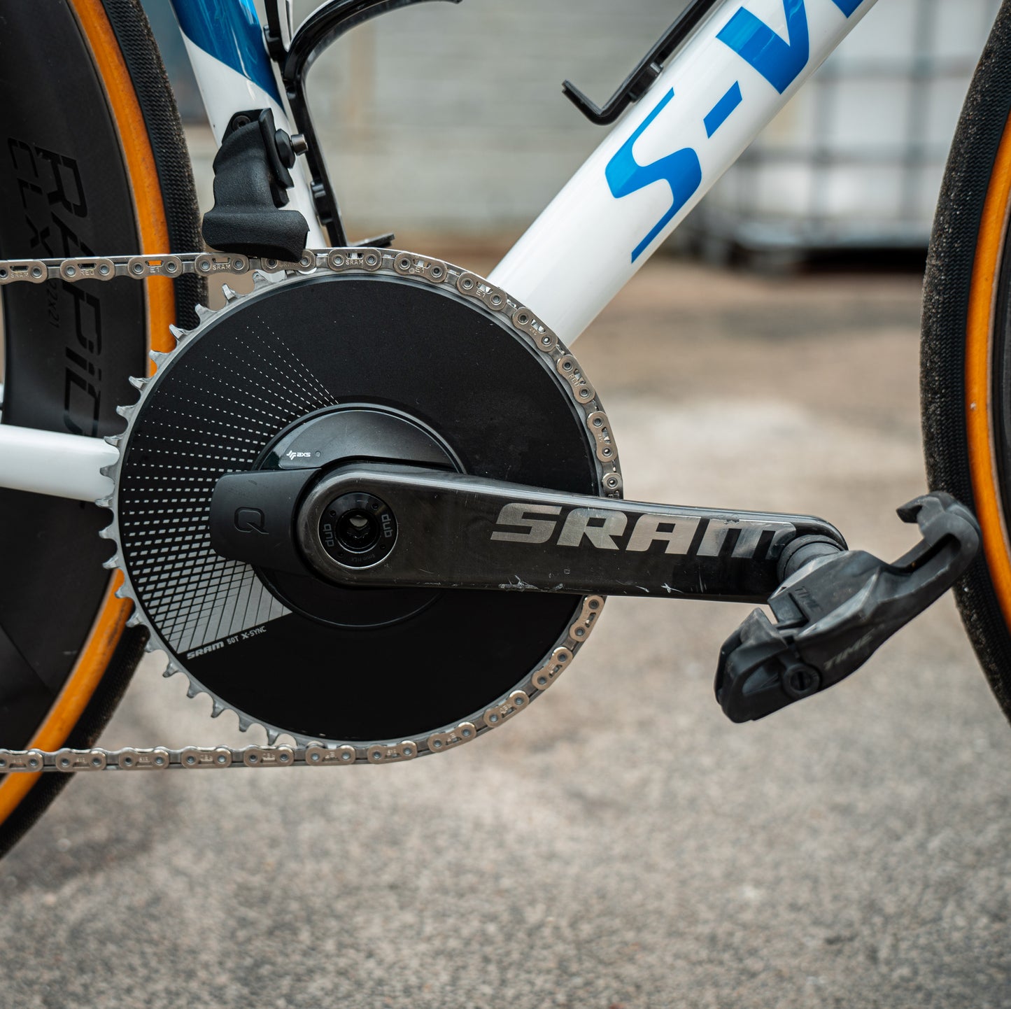 S-Works Tarmac SL8 SRAM Red AXS  52 Europees Kampioen Fiets Ex Pro Carbon Racefiets