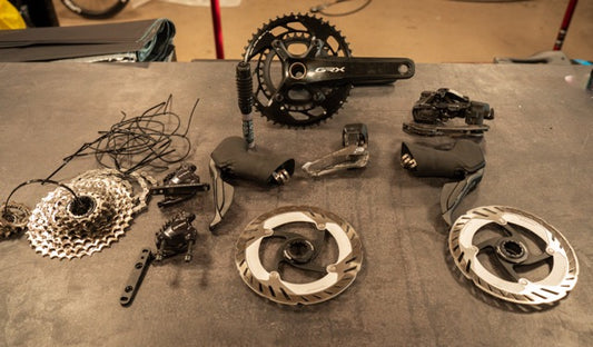 Shimano GRX DI2 825 12 speed Groepset Gravel ZGAN