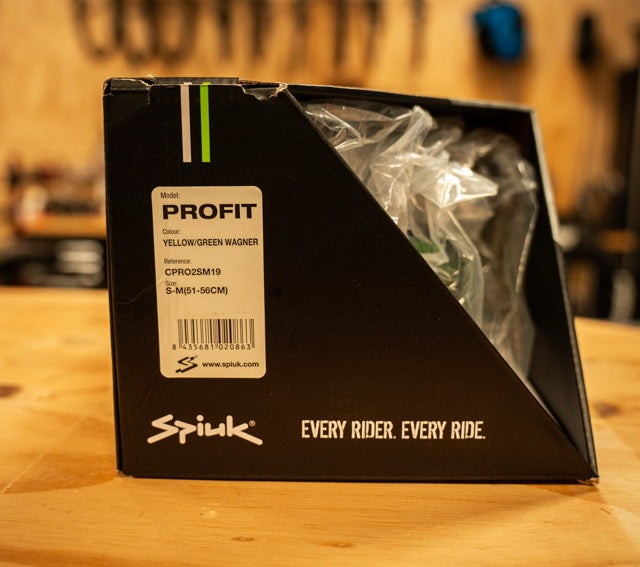 Spiuk Profit Yellow/Green Racefiets Helm NIEUW Deal