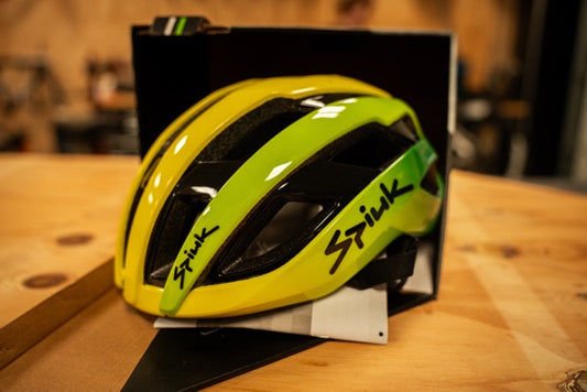 Spiuk Profit Yellow/Green Racefiets Helm NIEUW Deal