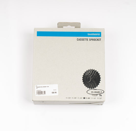 Shimano Cassette HG400 9 Speed 11-34T (NIEUW)