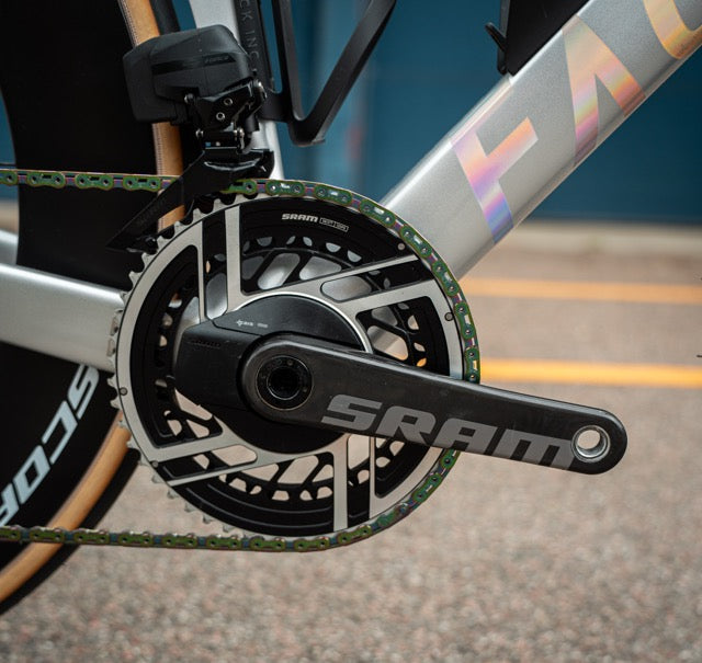 Factor Ostro VAM Arctic Chrome 52 SRAM Red AXS Scope Carbon Racefiets NIEUW