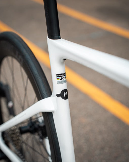 Isaac Meson Mineral White Ultegra DI2 M Carbon Racefiets NIEUW