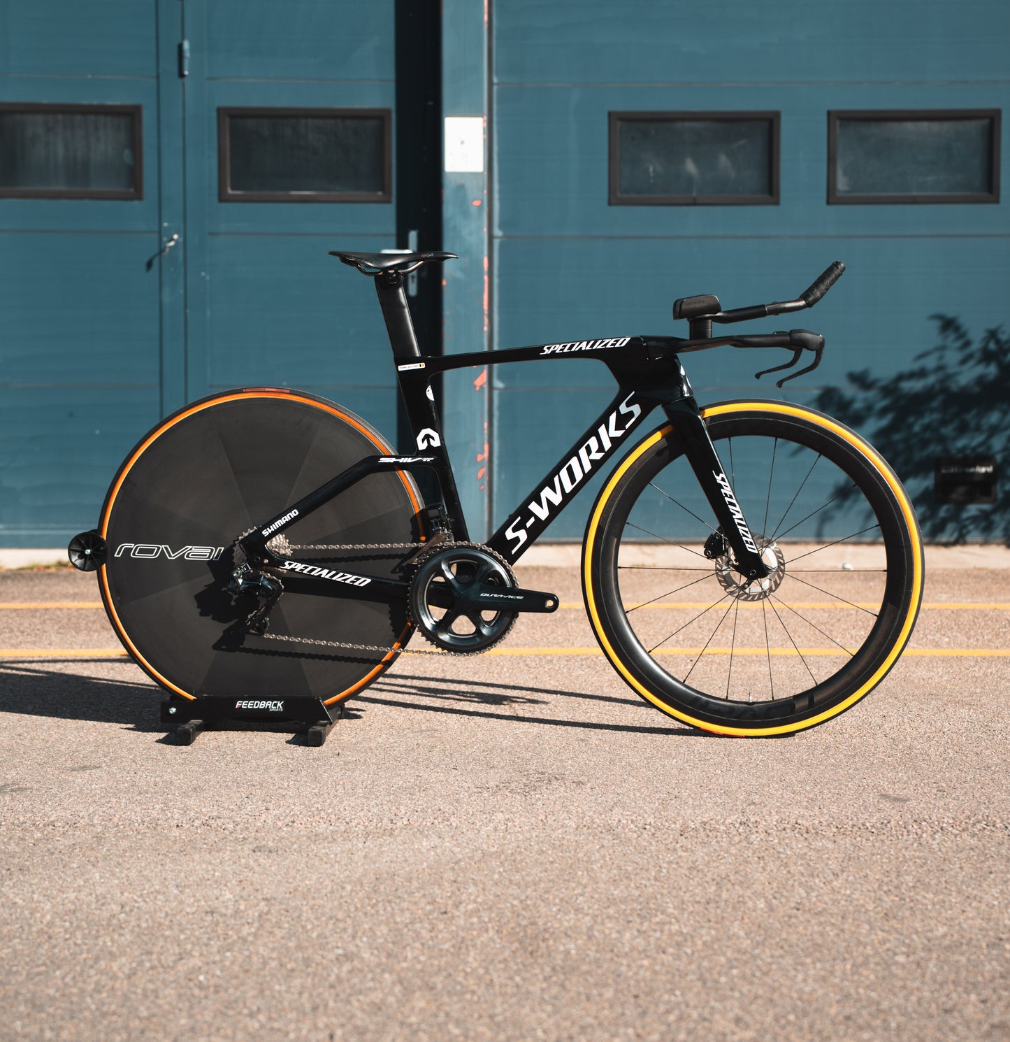 S-Works Shiv TT Shimano Dura Ace DI2 Roval XS Carbon Tijdritfiets