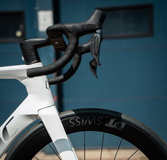 Isaac Meson Mineral White Ultegra DI2 L Carbon Racefiets NIEUW