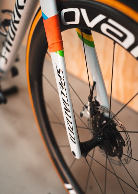 S-Works Tarmac SL8 SRAM Red AXS  52 Wereld Kampioen Fiets Ex Pro Carbon Racefiets