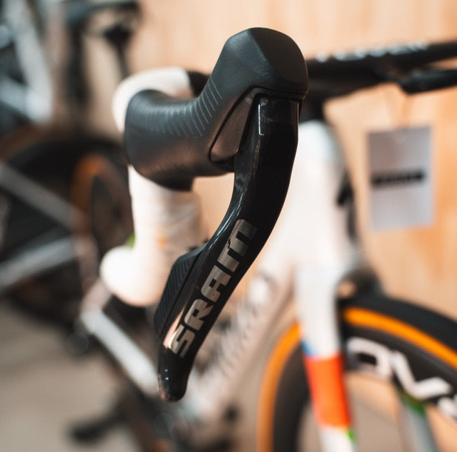 S-Works Tarmac SL8 SRAM Red AXS  52 Wereld Kampioen Fiets Ex Pro Carbon Racefiets